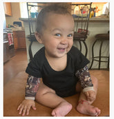 Baby Tattoo Onesie - Black.
